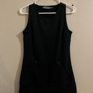 Black Athleta, tennis dress extra extra small runs big
